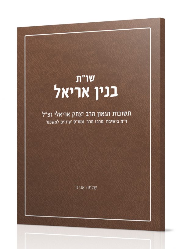 שו"ת בנין אריאל